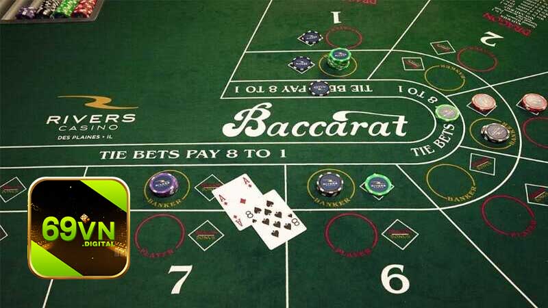 Rút bài baccarat với cửa banker